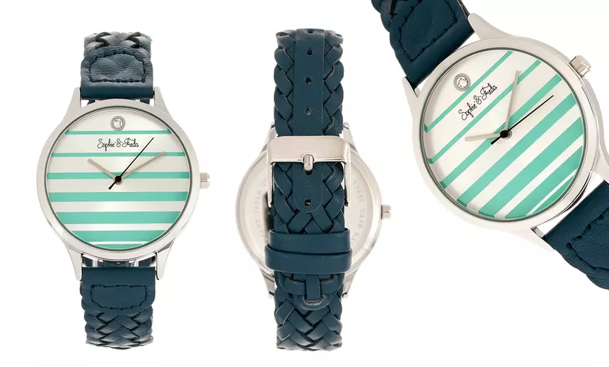 Image 3: Reloj hecho con cristales de Swarovski®, de Sophie & Freda