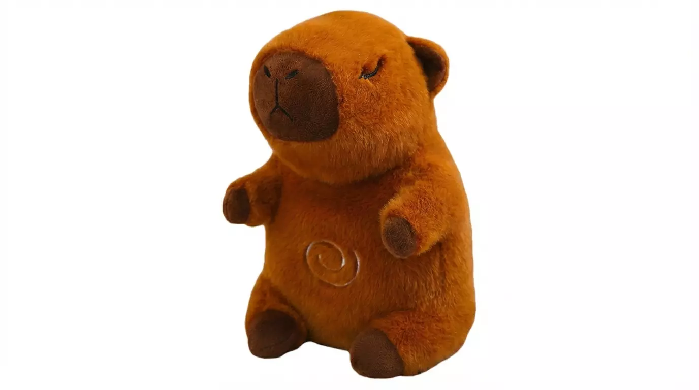 Breathing Capybara Plush Toy