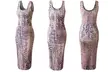 Doublju Women's Slim-Fit Sleeveless Midi Dress. Plus Sizes Available. - Second Medium
