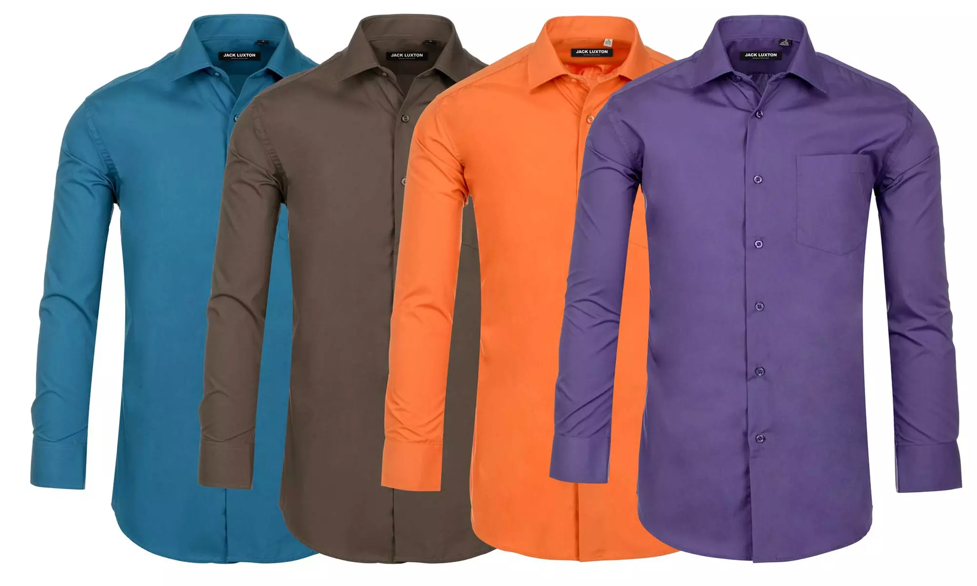 Jack Luxton Men's Wrinkle-Resistant Cotton-Blend Dress Shirt - Primary Image