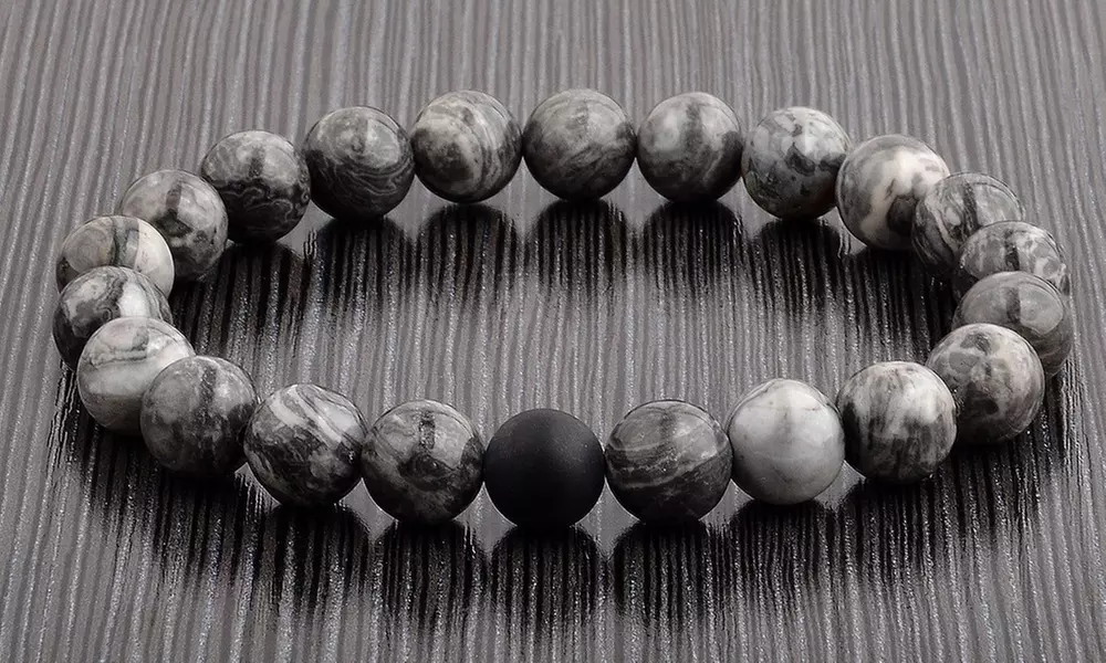 Beaded Natural Stone Stretch Bracelets by Crucible


 - Primary Image