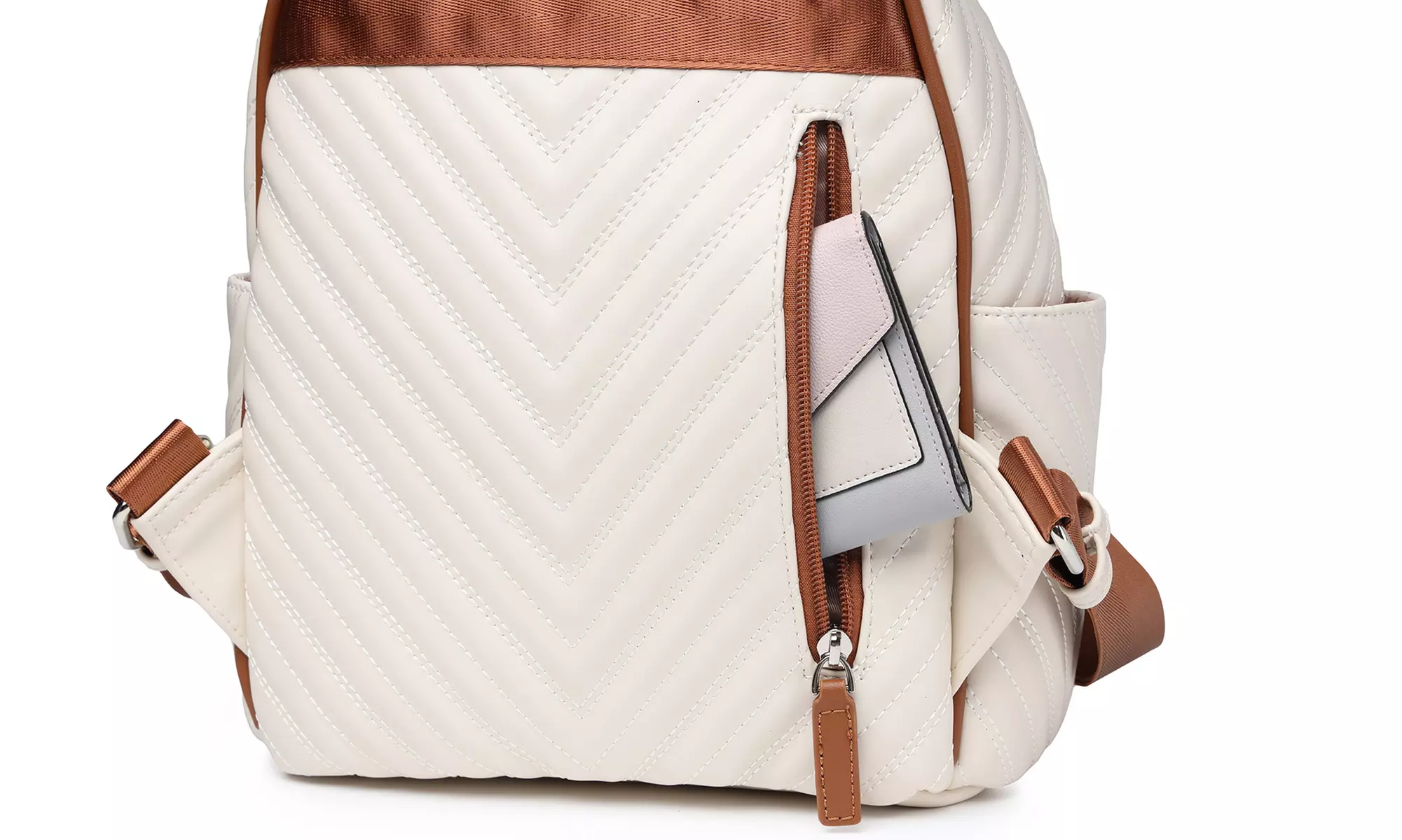 Sac à dos en cuir PU décontracté et chic