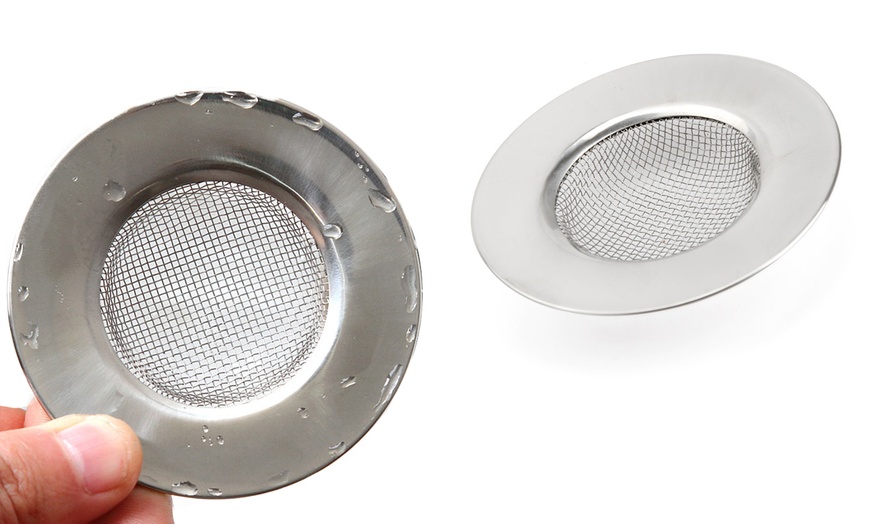 Image 2: One, Two or Four Mesh Sink Strainers