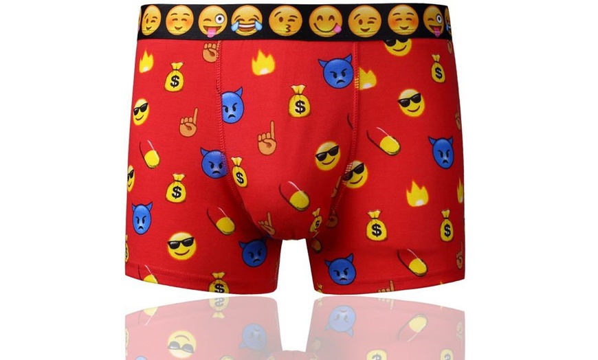 Image 13: Smiley Emoji Boxers Six-Pack