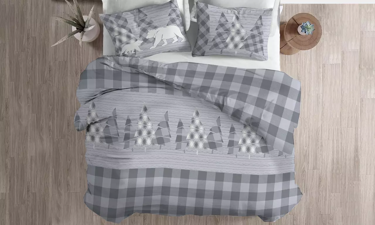 Copripiumino in flanella Fantasie invernali, natalizie, scozzesi