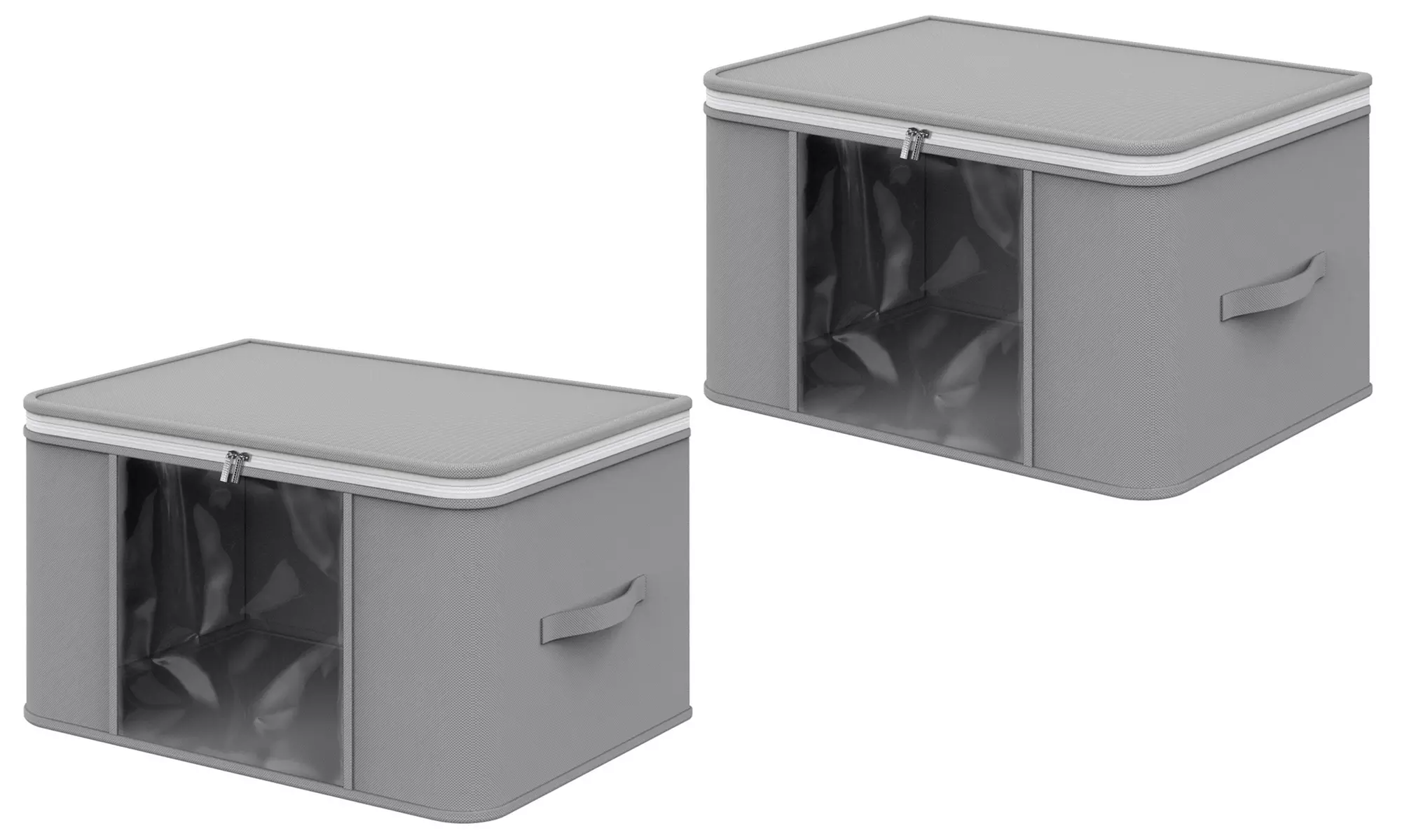 Vinsani Pack of Two Zipped Storage Bags