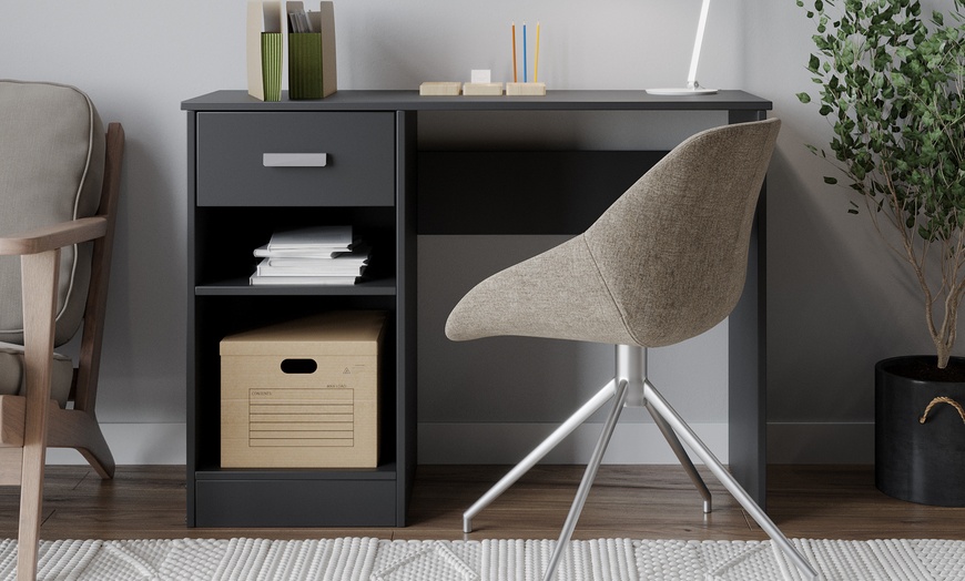 Image 6: Office Desk with One Drawer