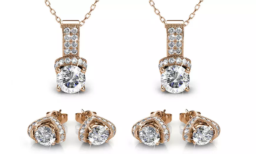 Image 6: Sieradenset gemaakt met Swarovski®-kristallen