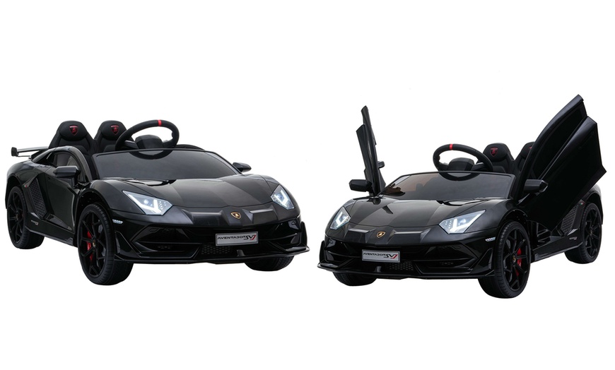 Image 5: Lamborghini Aventador Kids' Electric Ride-on Toy Car