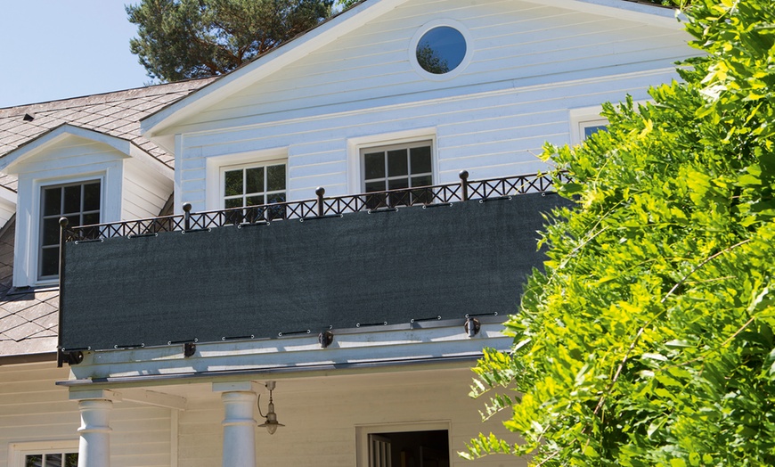 Image 3: Protective Balcony Windscreen