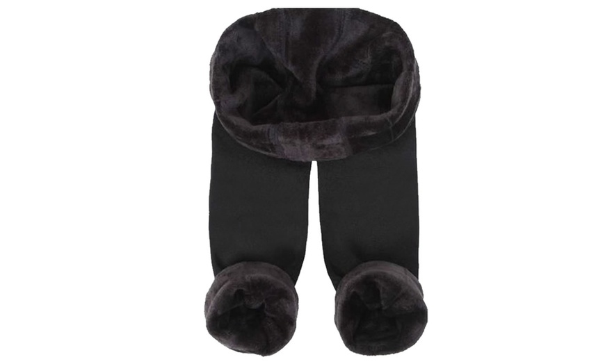 Image 9: Plus Size Faux Fur Lined Leggings
