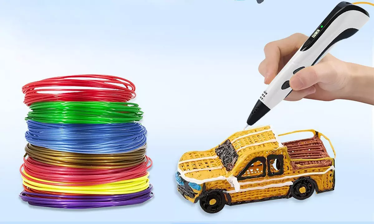 3D Printing Pen with 13 Filament Rolls
