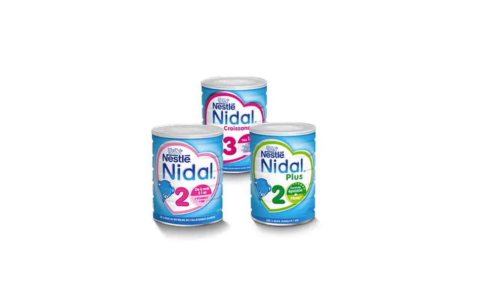 Coupon Nestlé® Nidal® 2ème âge ou Croissance à imprimer, valables dans toutes les enseignes de distribution en France - Primary Image