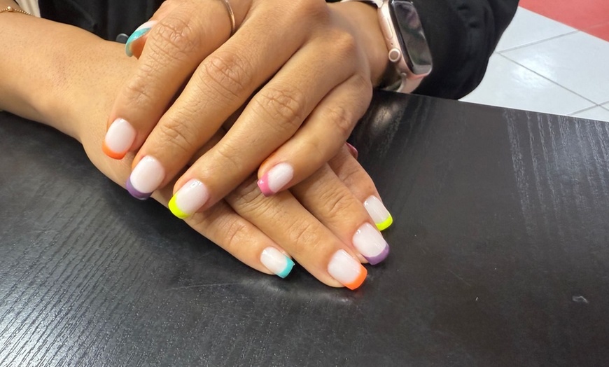 Image 14: Haircut, Wash & Blow-dry w/w/o Hot Oil, Root Color, Mani-Pedi or Combo