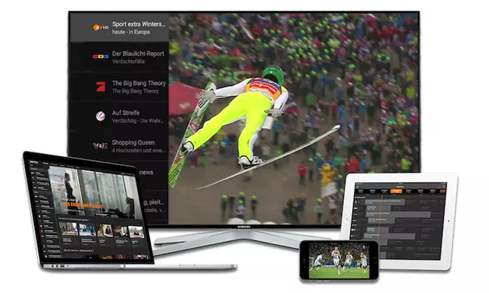 3, 6 oder 12 Monate Zattoo Premium mit 90 TV-Sendern (bis zu 36% sparen*) - Primary Image