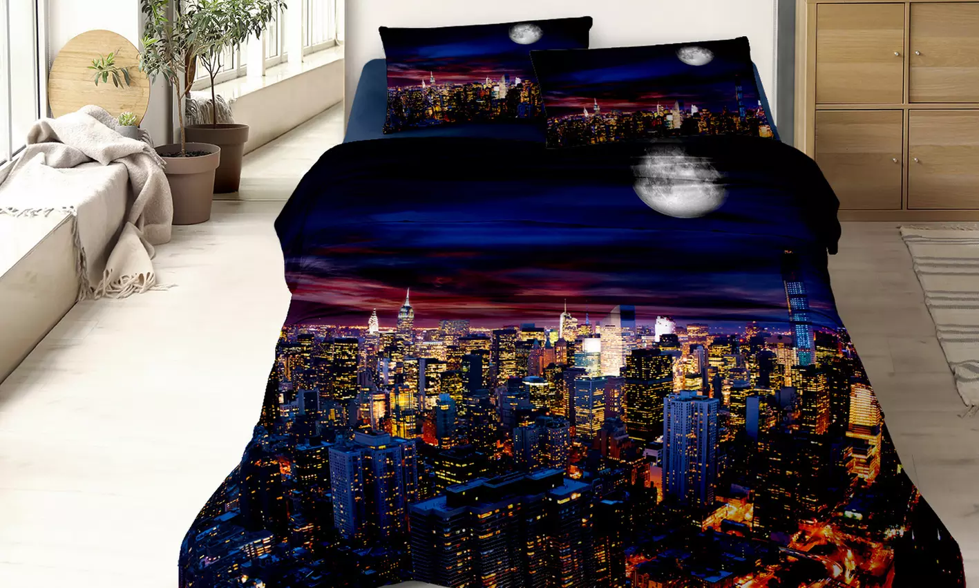 Completo letto matrimoniale in cotone