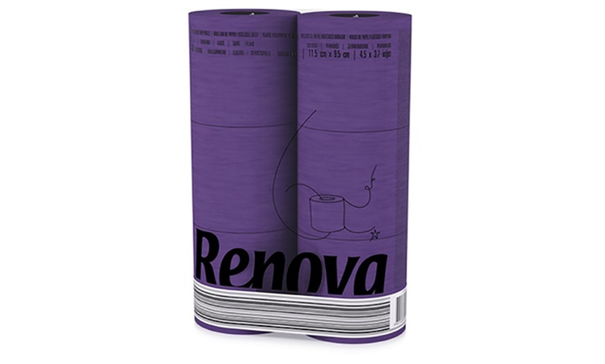 Image 6: 6 Renova Colour Toilet Paper Rolls