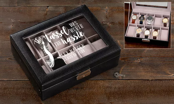 One or Set of Two Personalized Watch Box Cases  from Personalized Planet (Up to 42% Off) - Second Medium