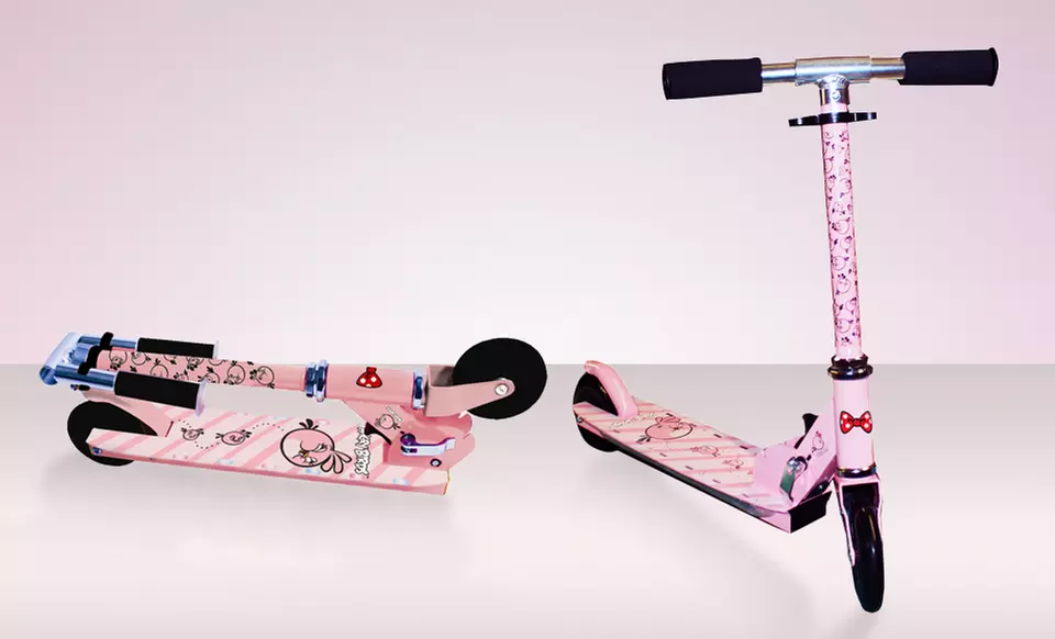Angry Birds Folding Scooter with Flashing Lights. Free Returns. - Primary Image
