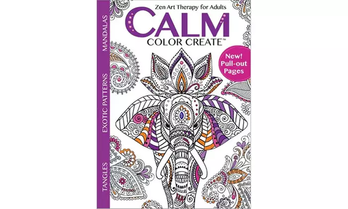One One-Year, Six-Issue Coloring Book Subscription to Calm Color Create ( 33% Off) - Primary Image