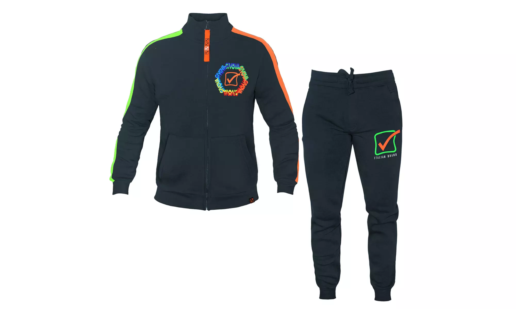 Tuta Uomo Givova in cotone felpato