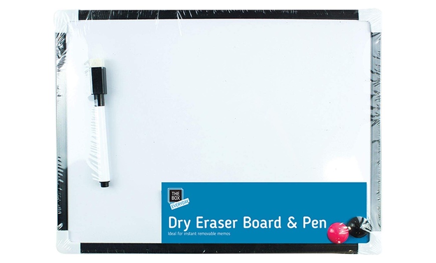 Image 5: 1 of 2 Generise A4 mini whiteboard met markeerstift en magneten