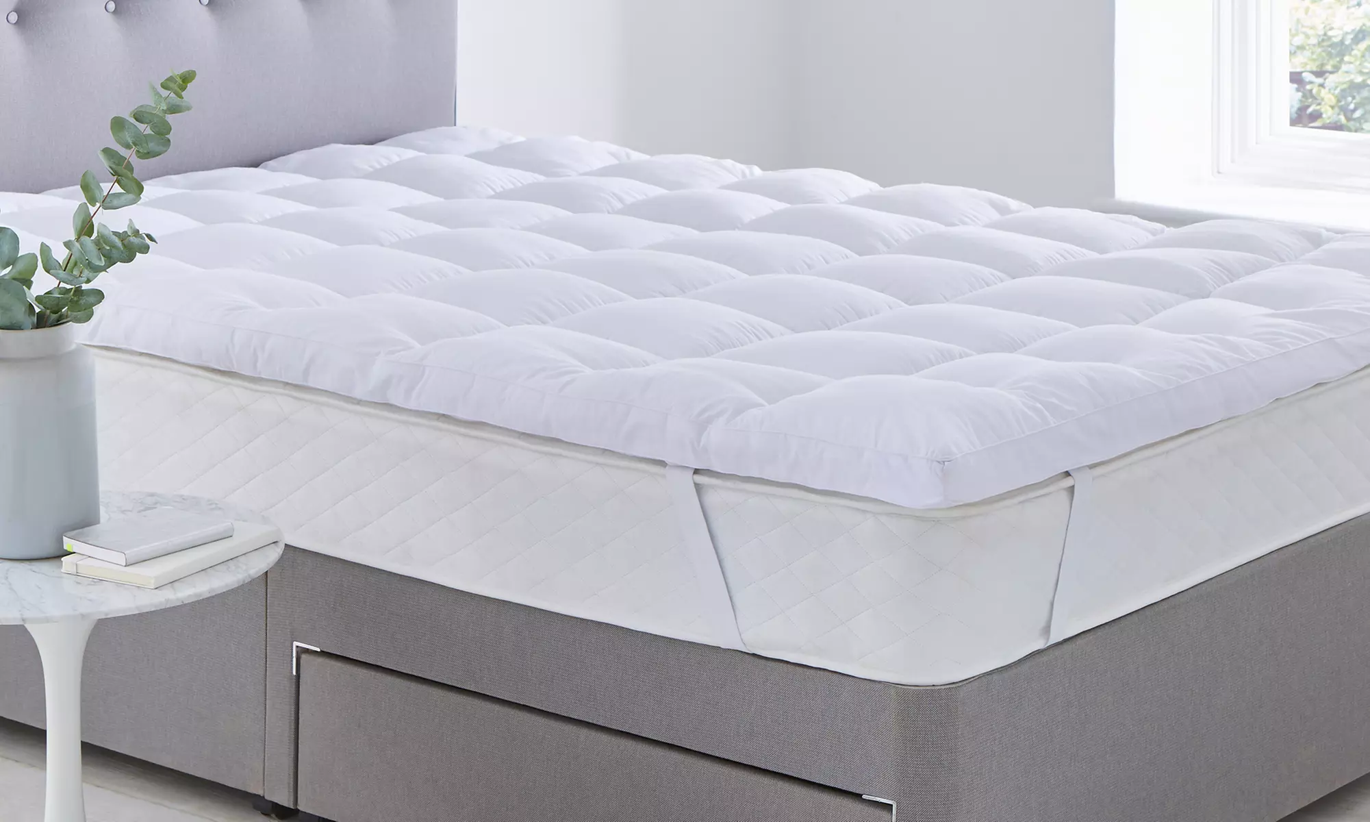 Silentnight 5cm or 10cm Thick Deep Sleep Mattress Topper