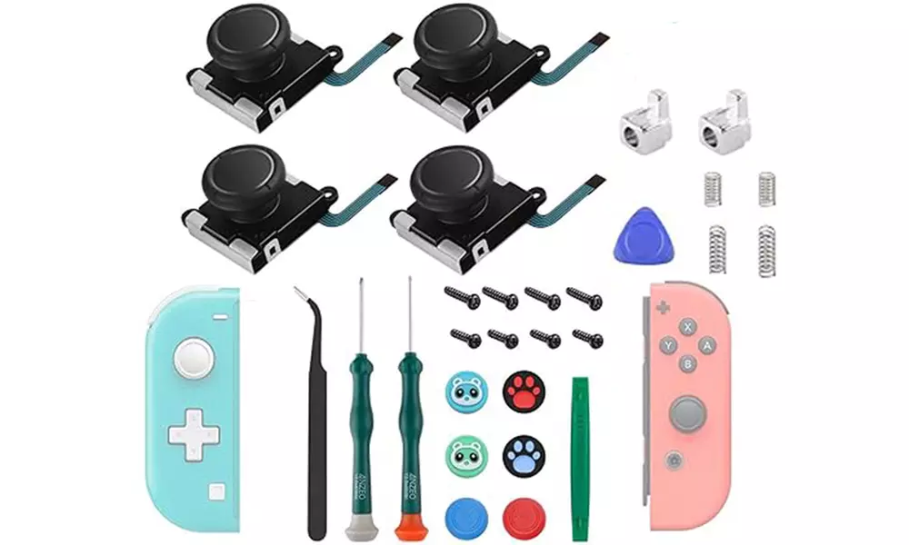 1 o 2 set di 23 o 29 parti di ricambio joystick per Switch