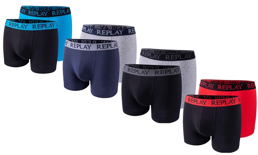 Image 1: Six-Pack of Men's Boxers