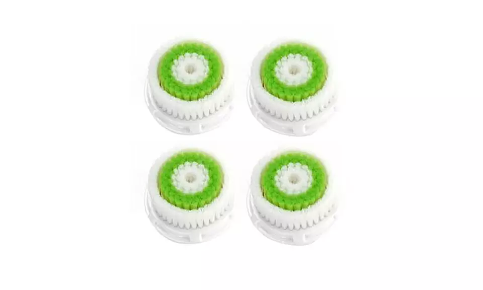 Replacement Facial Brush Head Set (4-Pack) - Second Medium