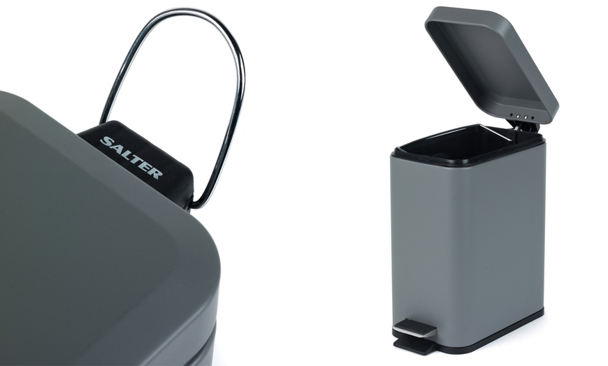 Image 3: Salter Rectangular Pedal Bin