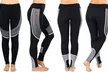 Power Sport Women's Multi-Line Stretchy Seamless Yoga Pants (3-Pack) - Image 5
