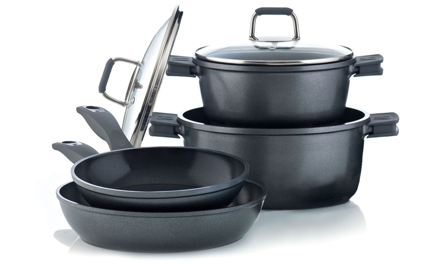 Image 1: Bergner Six-Piece Cookware Set