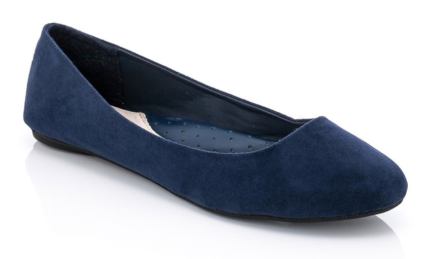 wide width ballet flats with arch support