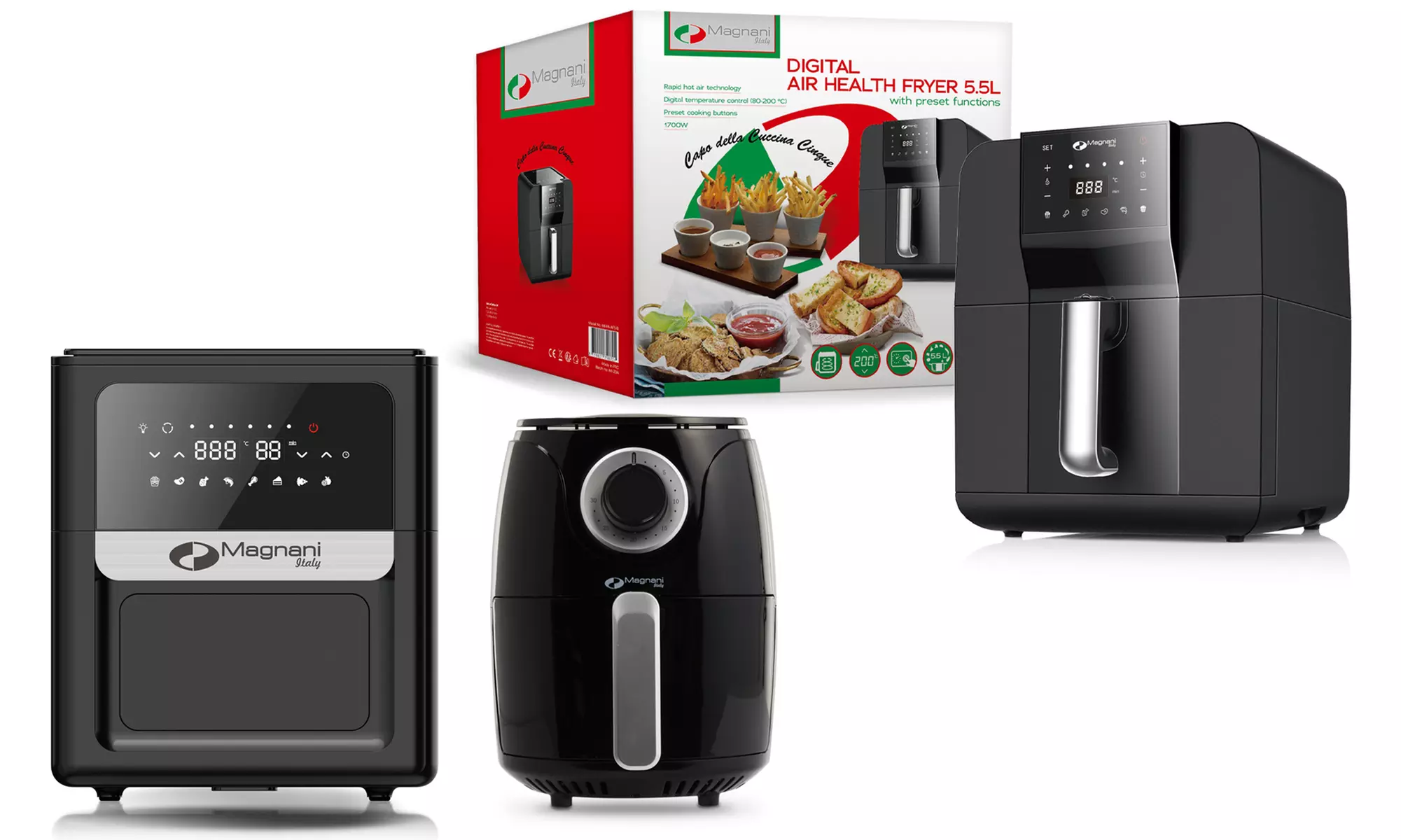 Friteuse à air Magnani, capacité au choix - Primary Image