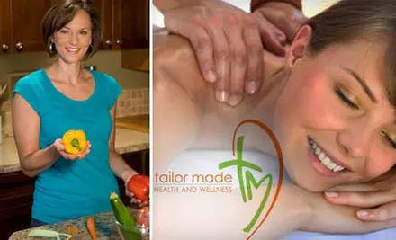 $49 for 50-Minute Nutritional Consultation and $25 Massage Gift Card at Tailor Made Health and Wellness - Primary Image
