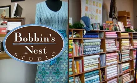 $10 for $20 Worth of Knitting, Sewing, Crocheting, and Supplies at Bobbin's Nest Studio - Primary Image