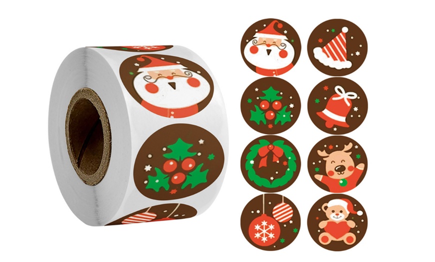 Image 2: Merry Christmas Sticker Roll