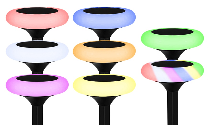 Image 2: Colour-Changing Solar Lights