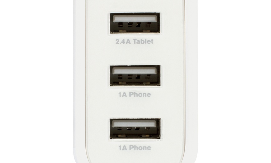 Image 4: Three-Port USB Charging Tower