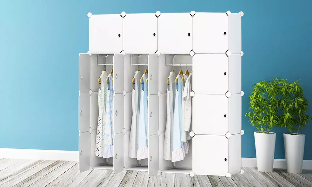 12- or 16-Cube Portable Modular Wardrobe With Free Delivery - Image 6