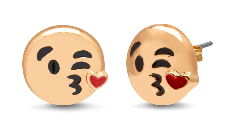 Image 16: OMG Jewel emoji Earrings Set