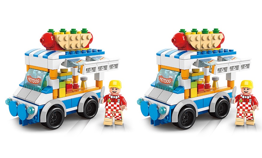 Image 11: Mini Food Car Building Blocks Collection