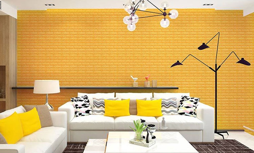 Image 7: 3D Self-Adhesive Wall Tiles