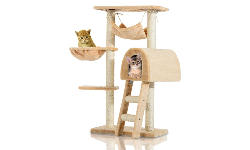 Image 3: Pawhut 100cm Cat Scratching Activity Tree