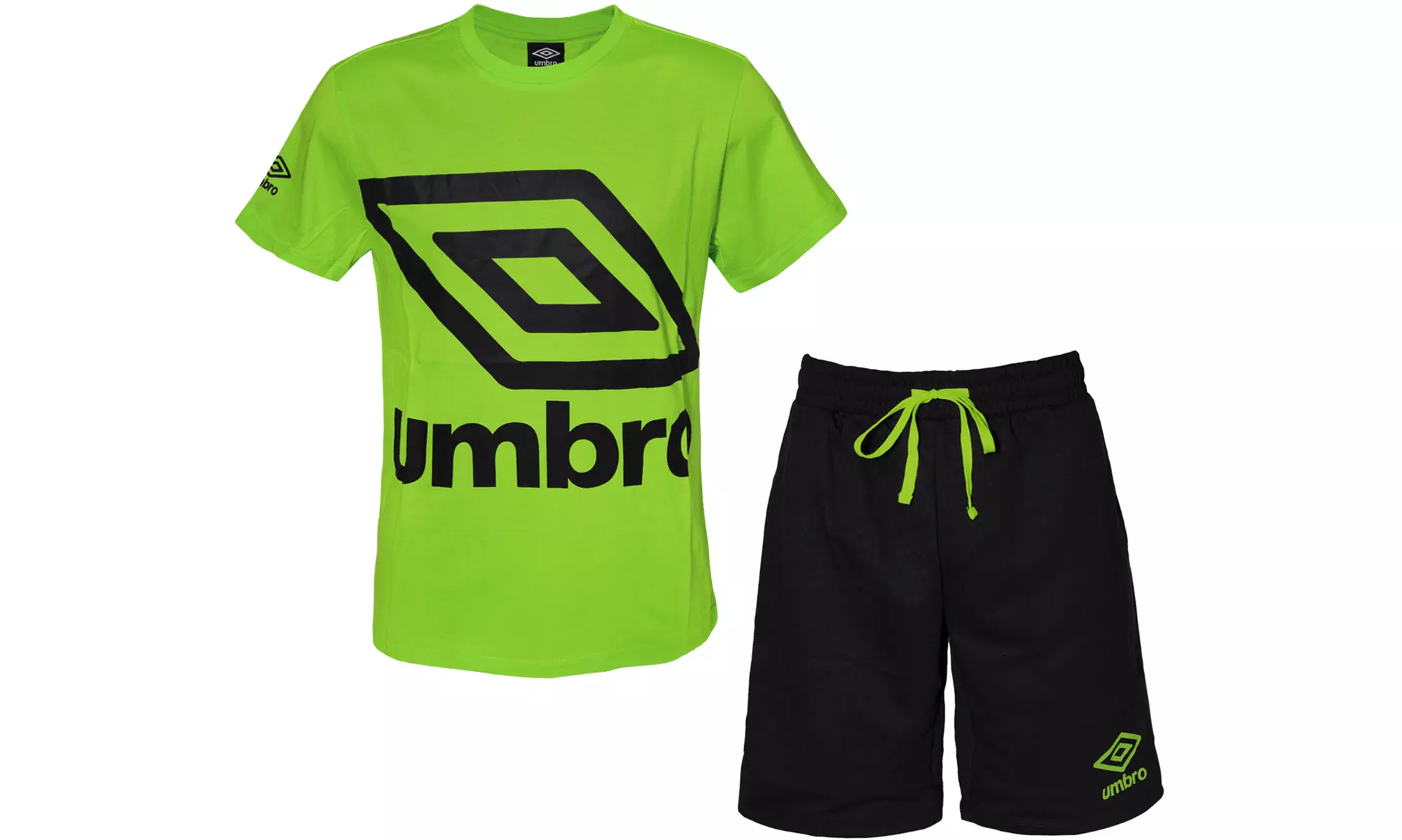 T-shirt e pantaloncini in cotone da uomo Umbro