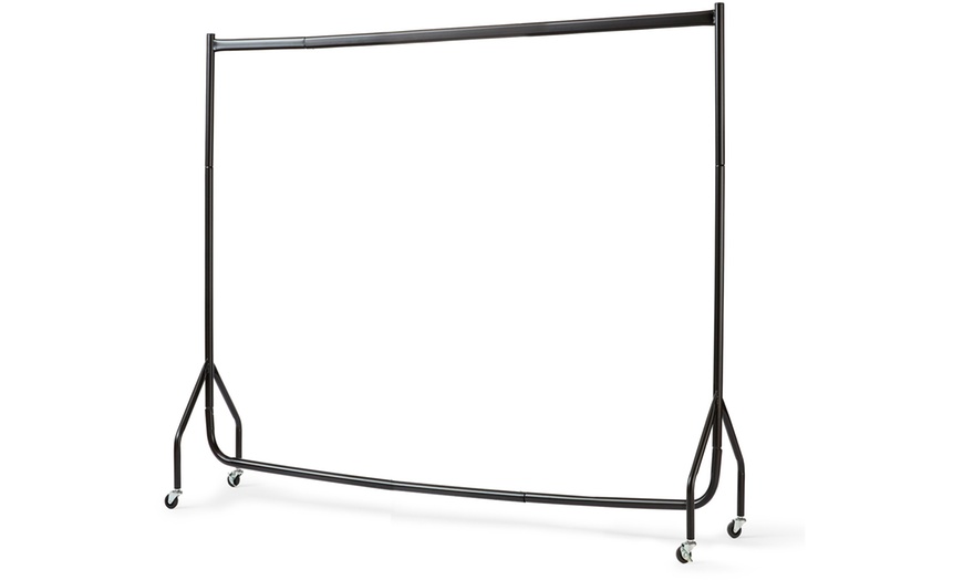 Image 10: Heavy-Duty Clothes Rail