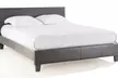 Lit en similicuir avec matelas en option, livraison offerte - Second Medium