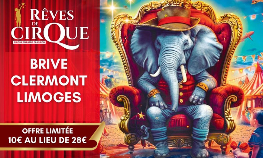 Image 1: Place pour "Rêves de Cirque" à Limoges ou Clermont-Ferrand 