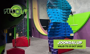 Clip n Climb Entry at Flip Out Joondalup